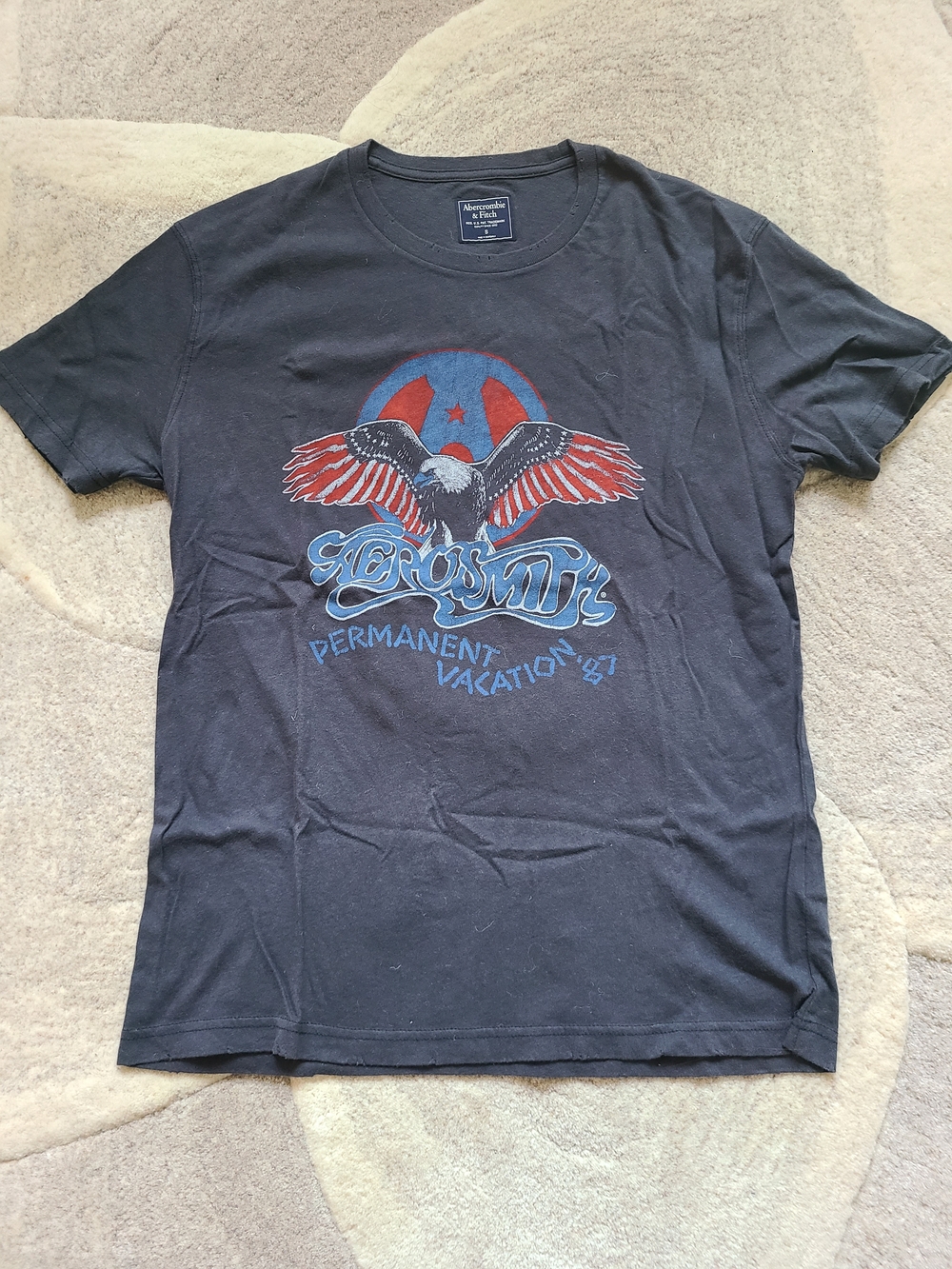 Abercrombie & Fitch black Aerosmith Permanent Summer vintage band tee - Small